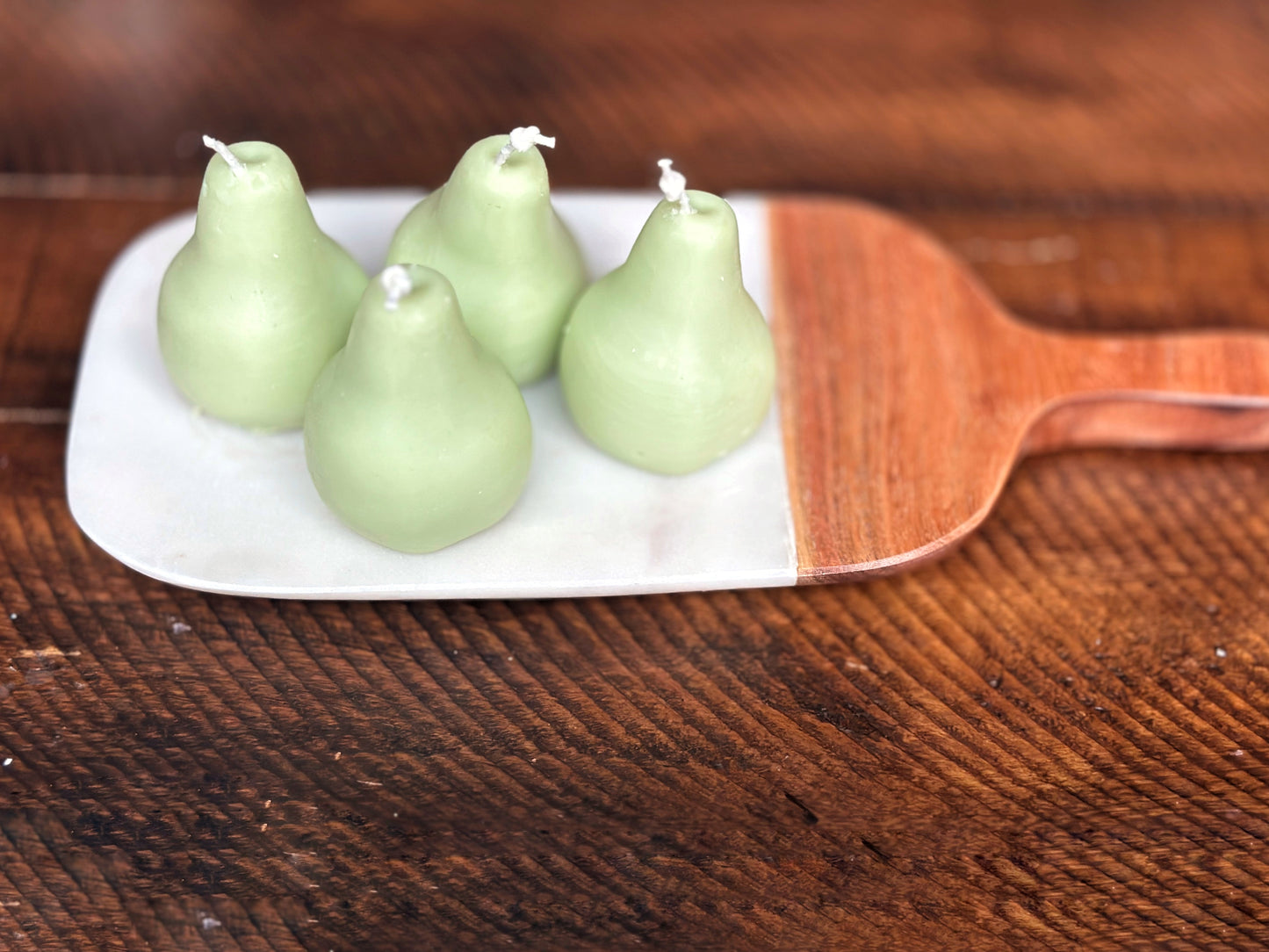 Pear Beeswax Candles