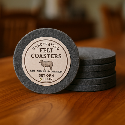 Felted Coasters- Set of Four