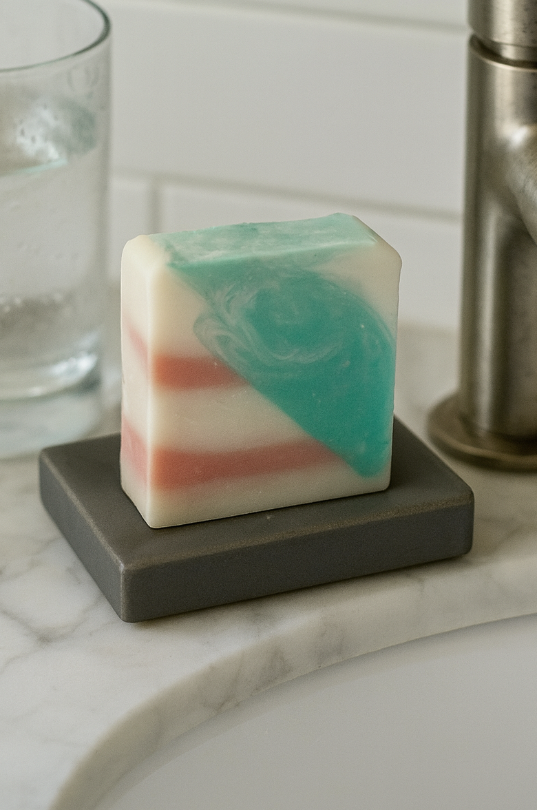 Minted Marble Soap