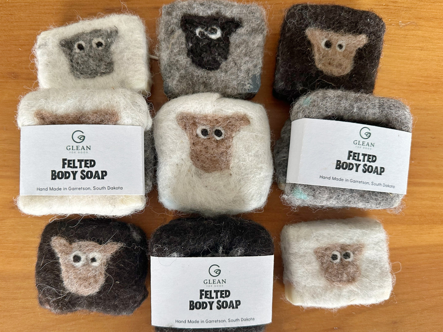 Felted Body Soap